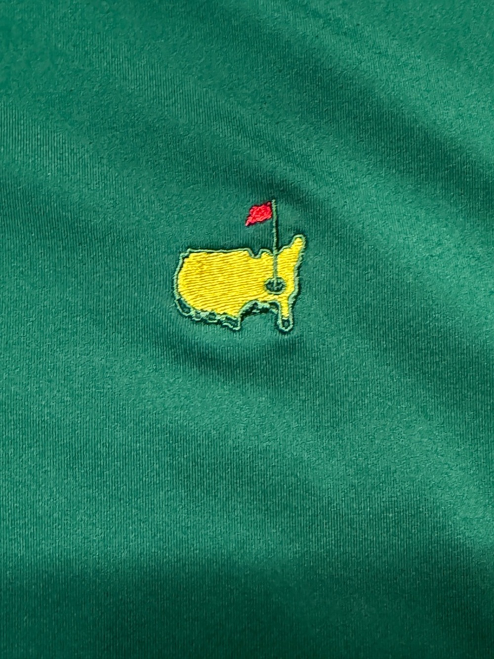 Masters Green Polo with Yellow Logo - Picture 5 of 9